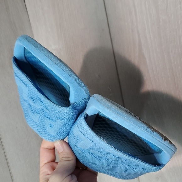 APL Womens Big Logo Slide Labs Flats shoes sz 8 - Picture 3 of 10